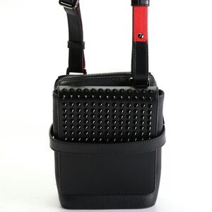 NEW CHRISTIAN LOUBOUTIN MESSENGER CROSSBODY SPIKE BAG
